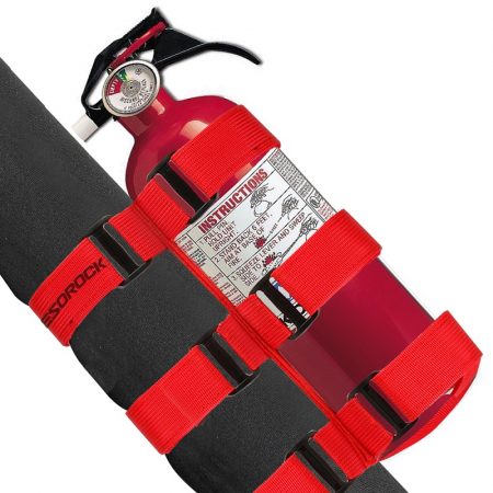Rollbar Yangın Tüpü Tutucu Cırtlı Kayış – Kırmızı