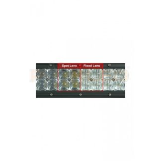 102 CM 4D-5D 240 W DELİCİ - YAYICI ÇİFT SIRA KAVİSLİ CREE LED BAR