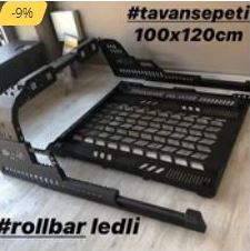 Mitsubishi L200 Tavan Sepeti Rollbar Ledli