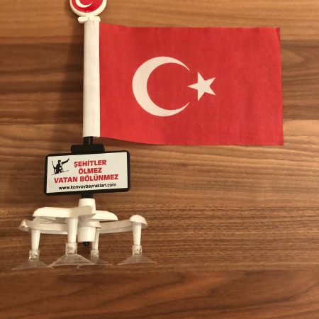 Vantuzlu Takmatik Araç Bayrakları Büyük Boy (