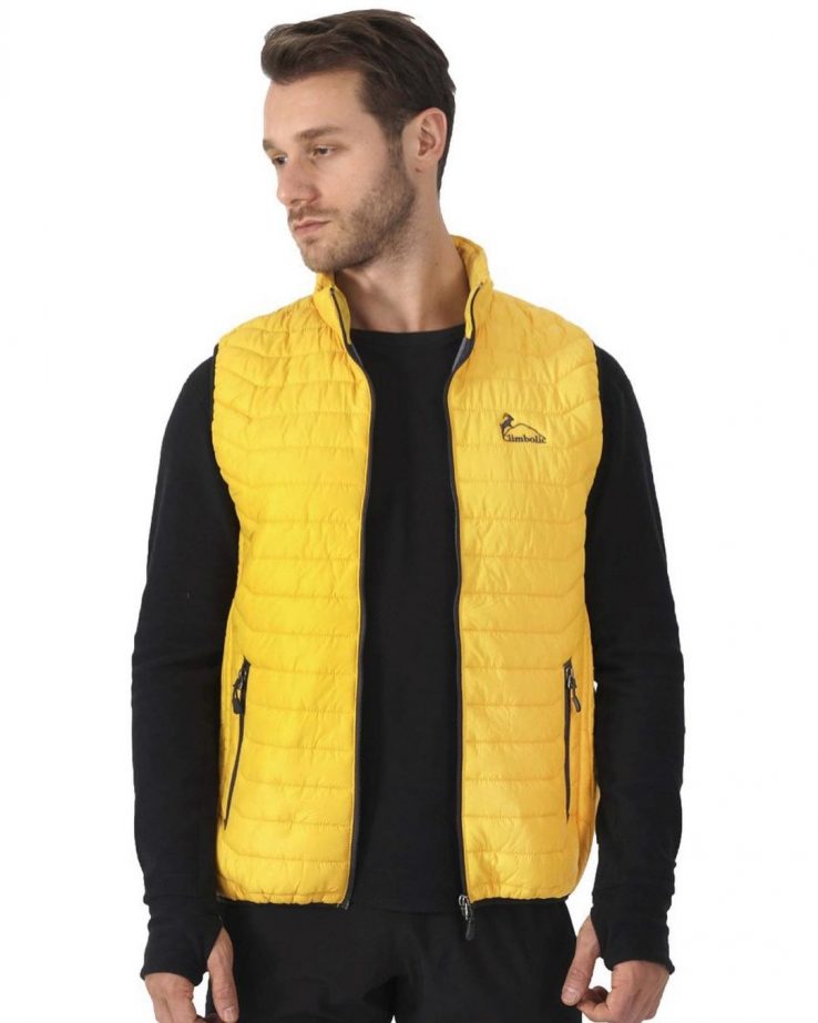 Sarı Yelek Erkek Outdoor Giyim