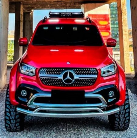 Mercedes Xclass offroad moonvisor