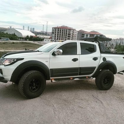 MITSUBISHI L200 2015 VE 2019 ÇAMURLUK SETİ-DODİK TAKIMI - Görsel 2