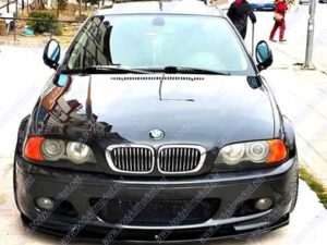 BMW E46 ÖN TAMPON LİPİ PLASTİK PARLAK SİYAH
