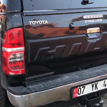 Hilux Vigo Bagaj Kapağı Kaplama