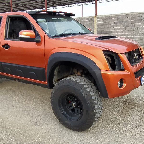 Isuzu D-Max Yan Kaplama Kapı Koruma Seti