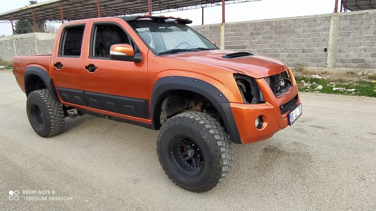 Isuzu D-Max Yan Kaplama Kapı Koruma Seti