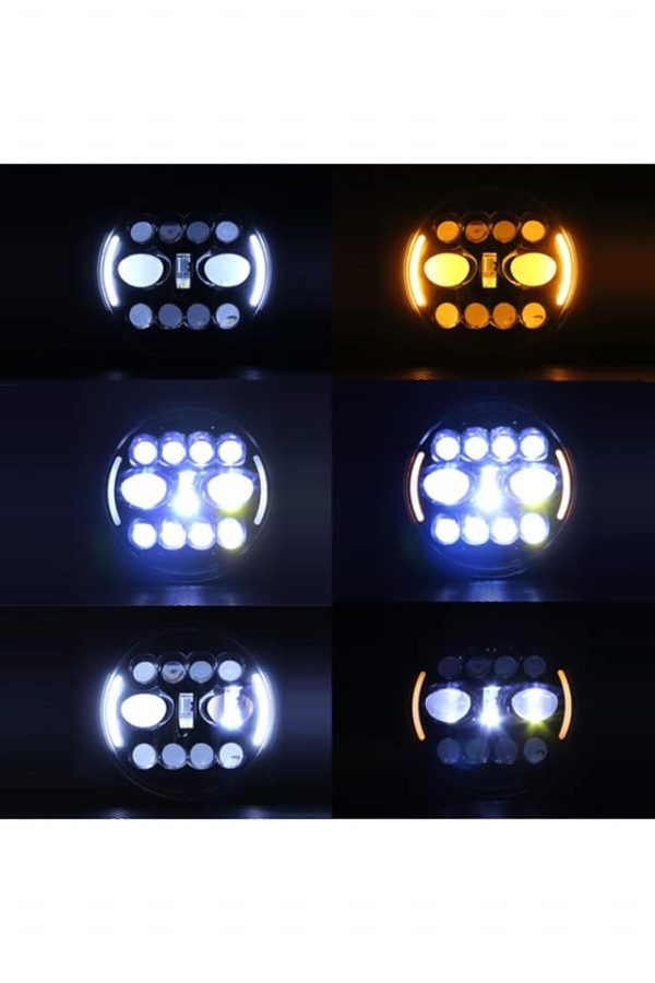 7 İNÇ LED FAR YUVARLAK TAKIM 2 ADET 1.700 TL - 14200 7 İNÇ LED FAR YUVARLAK TAKIM 2 ADET Turuncu Beyaz Angelları ve 8 Farklı Mod Seçeneği ile Yepyeni Bir Far Deneyimi! LED Gücü: 140W Volt: DC12V Renk Sıcaklığı: 6000k Çalışma Ömrü: 50.000+ Saat Işık Modları: Uzun – Kısa + DRL Su Geçirmezlik Oranı: IP68 Sertifikalı 👉Fiyat 1700 lira 👉Sipariş İçin Whatsap 05301821298